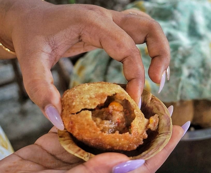 <p><em>"My favourite street food has always been the phuchka," says Vir.</em></p>