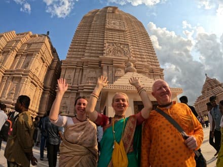 <p><em>The Sri Sri Jagannath Mandir Cultural Center has attracted ISKCON members from abroad as well. (Shutterstock)</em></p>
