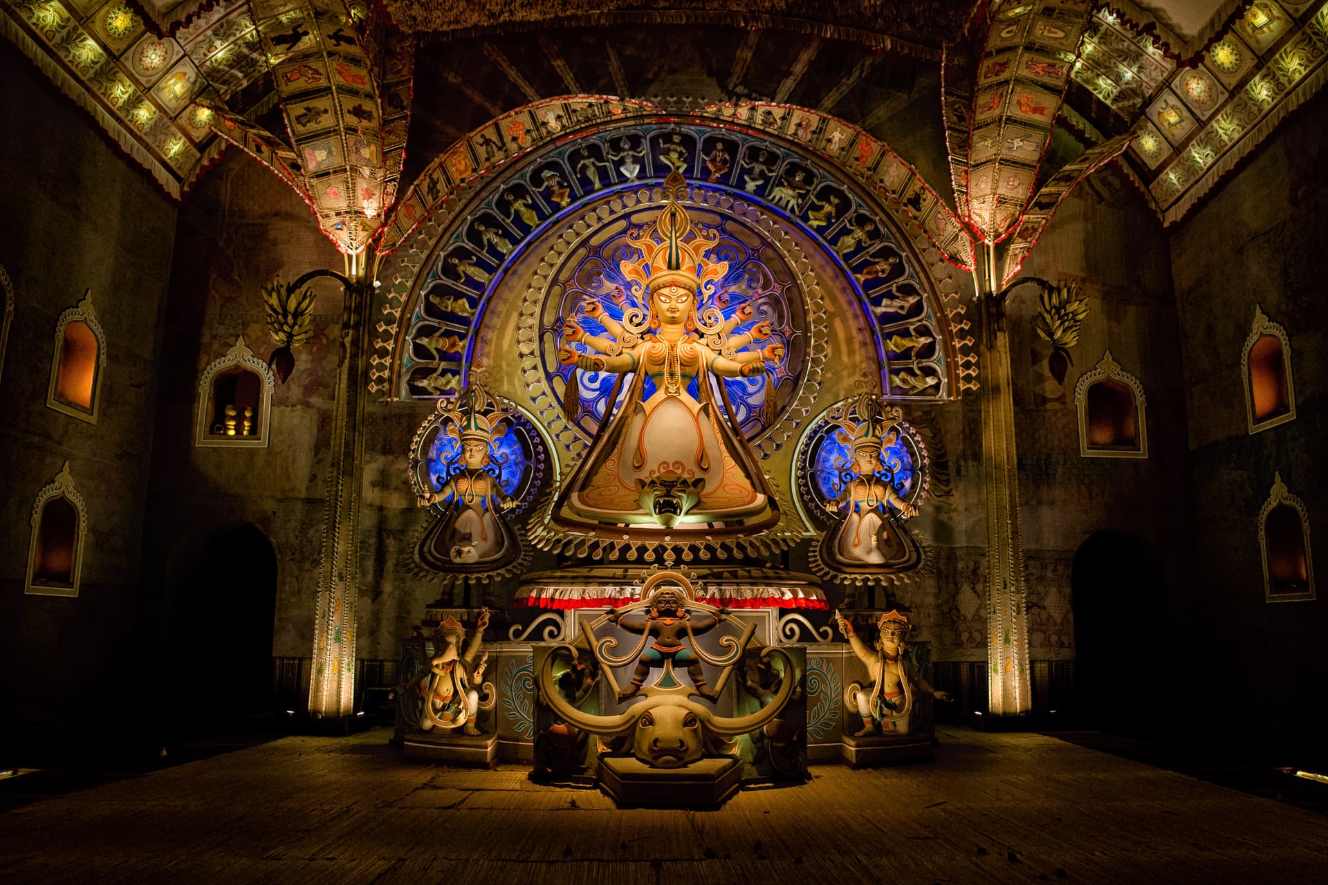 <p><em>Durga Puja is the only festival in the world where you will find monumental pieces of art at every corner, all for free.&nbsp;</em></p>