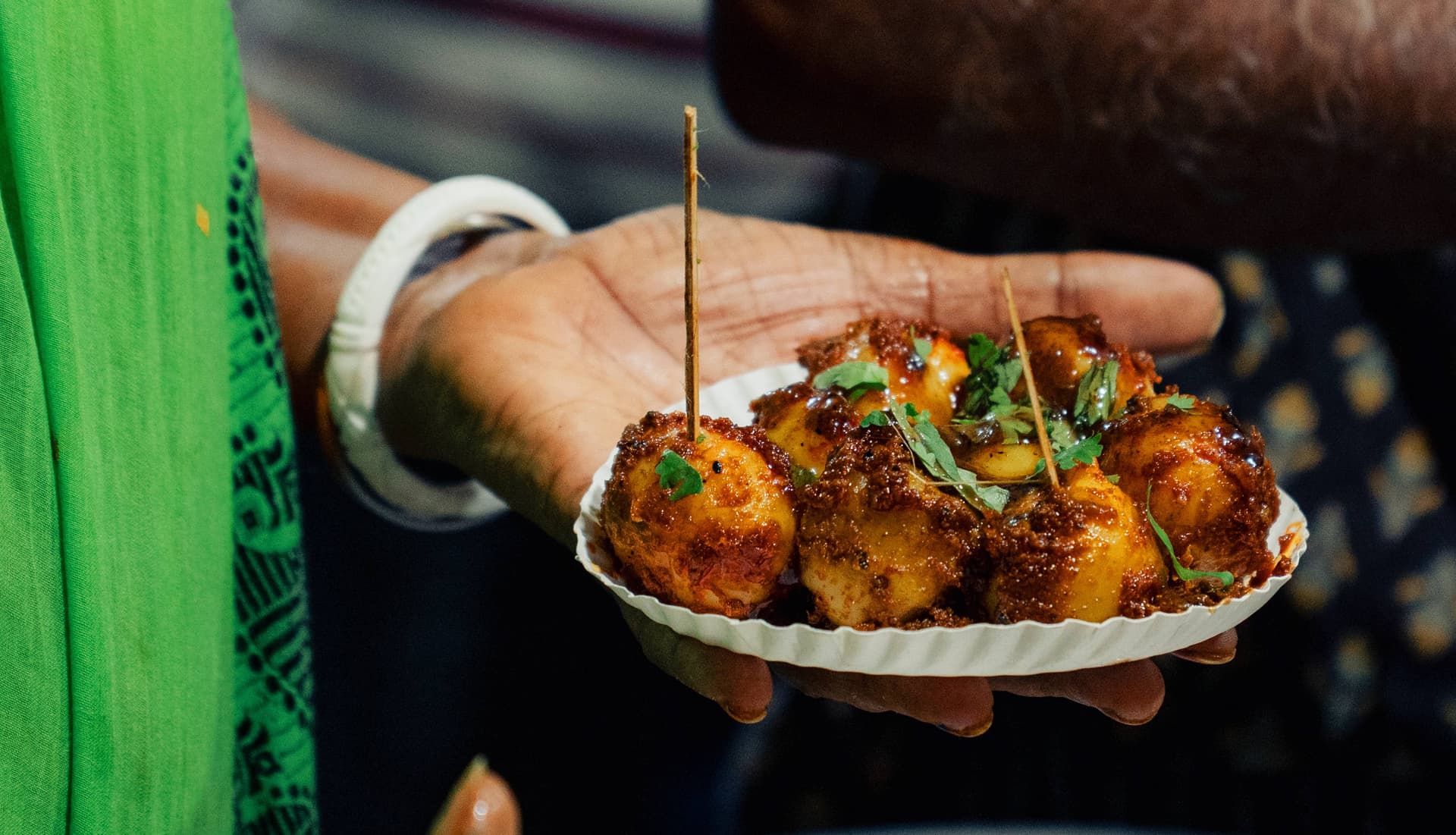 <p>So is the spicy alu dum.</p>