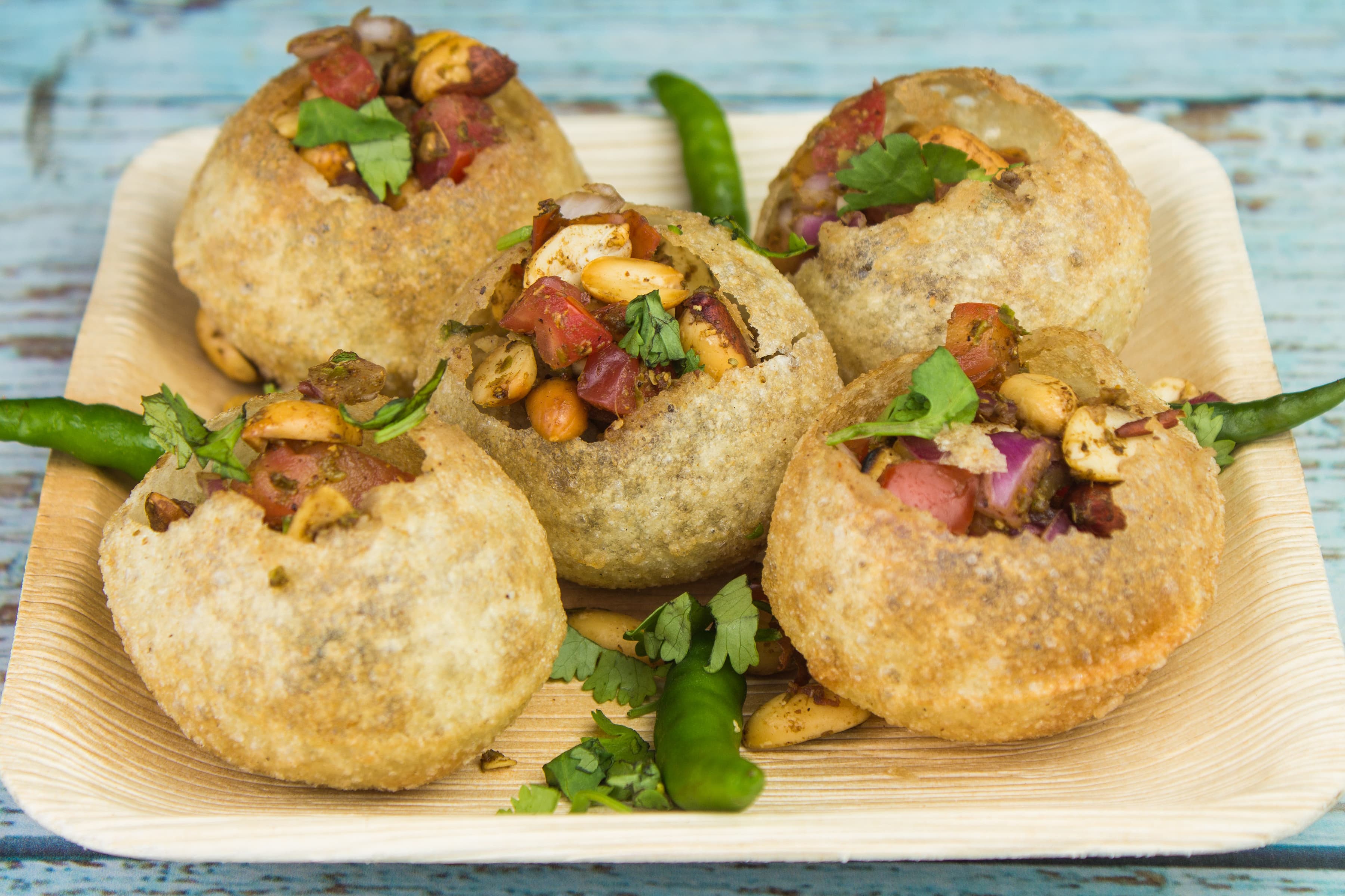 Kolkata’s phuchka is a spicy and tangy flavour bomb. (Shutterstock)