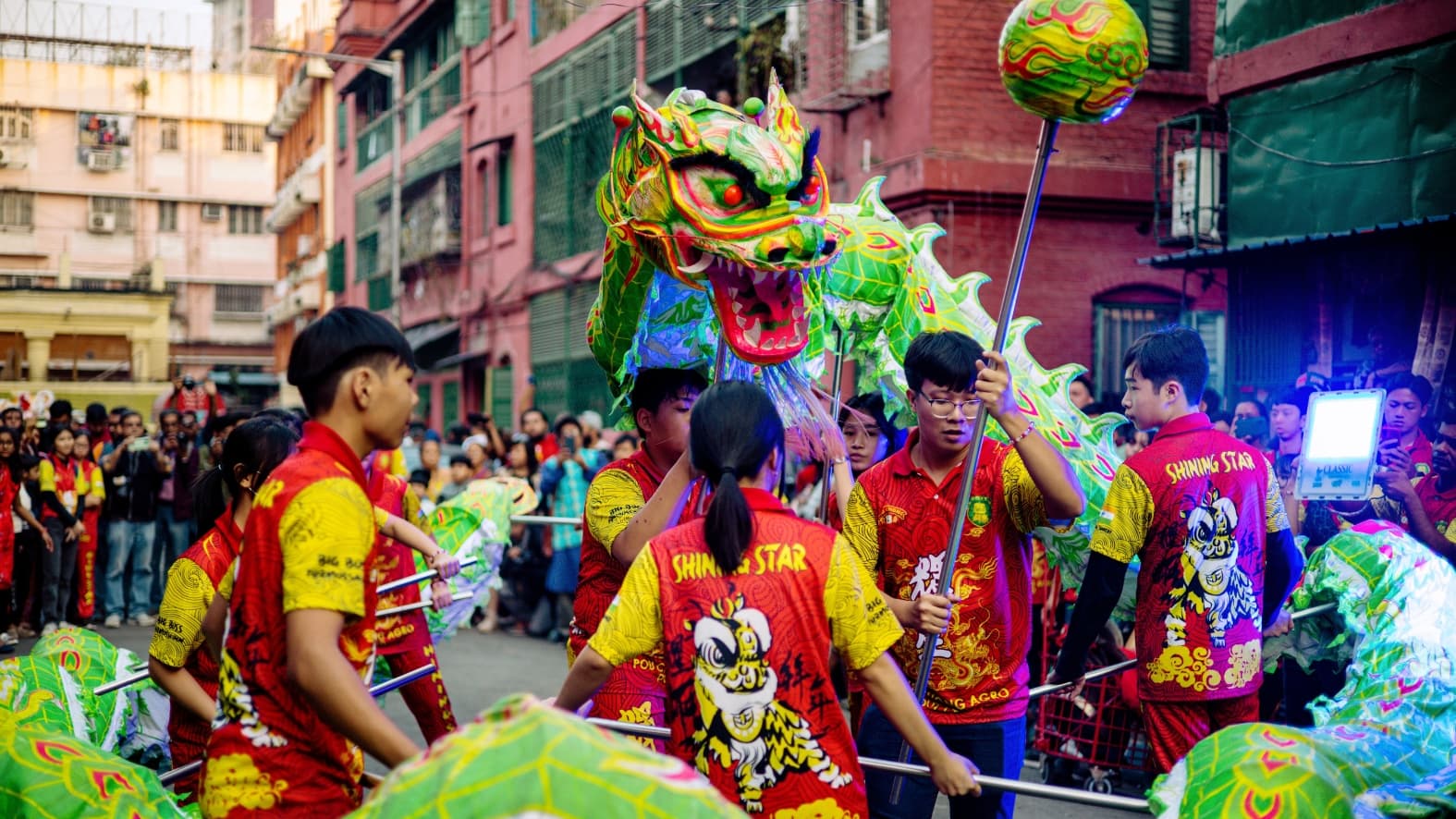<p>Red lanterns and dragon dance bring festive cheer to Kolkata's old and new China Town.</p>