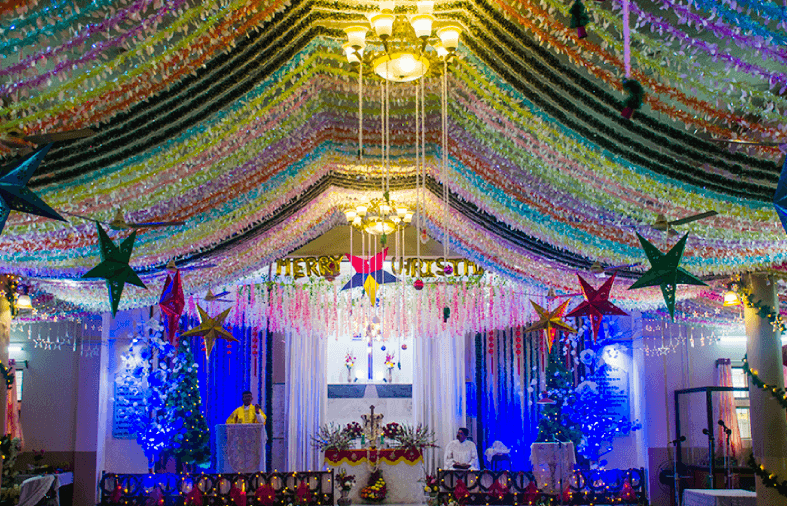 <p dir="ltr">The interior of the Emanuel Church during Christmas. (Picture by Rangan Datta)</p>