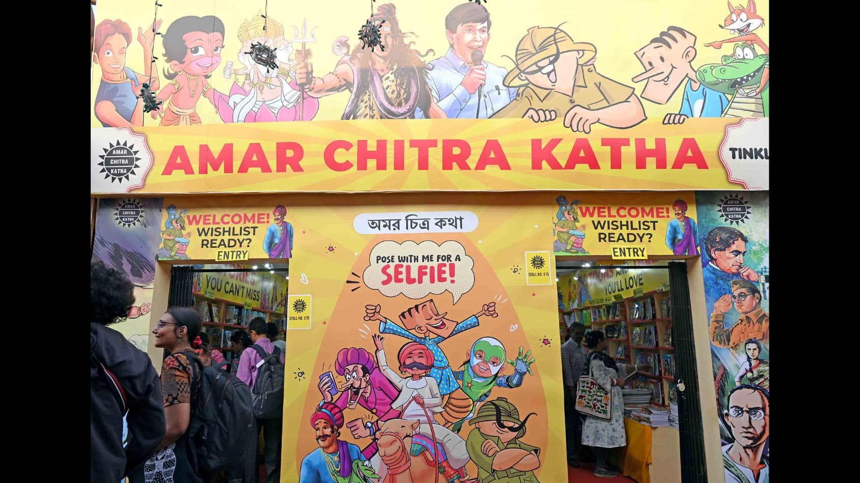 <p>At the Amar Chitra Katha pavilion, mythology, history and nostalgia come alive.</p>