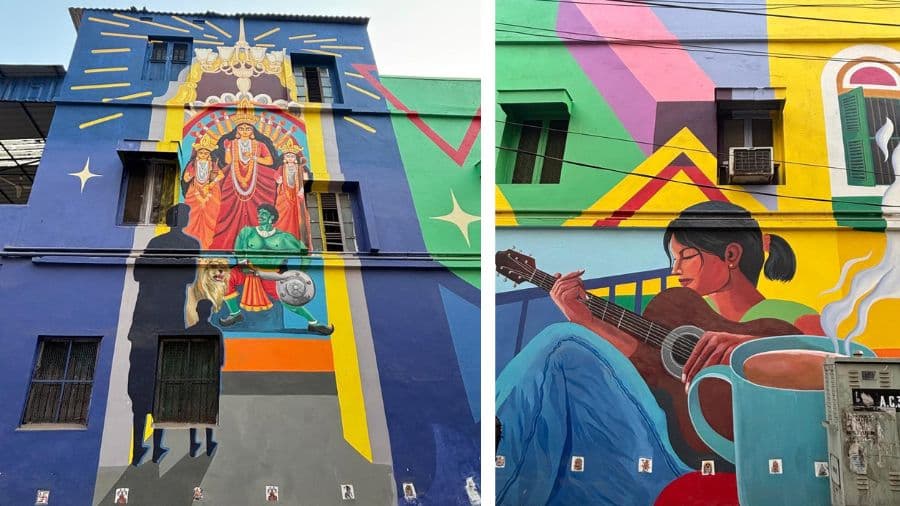 <p>Durga Puja meets urban café culture and Bangla rock.&nbsp;</p>