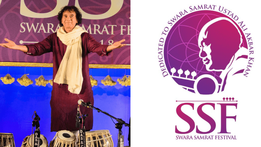 <p>Ustad Zakir Hussain at SSF. (Picture by Risu43, Wikimedia Commons)</p>